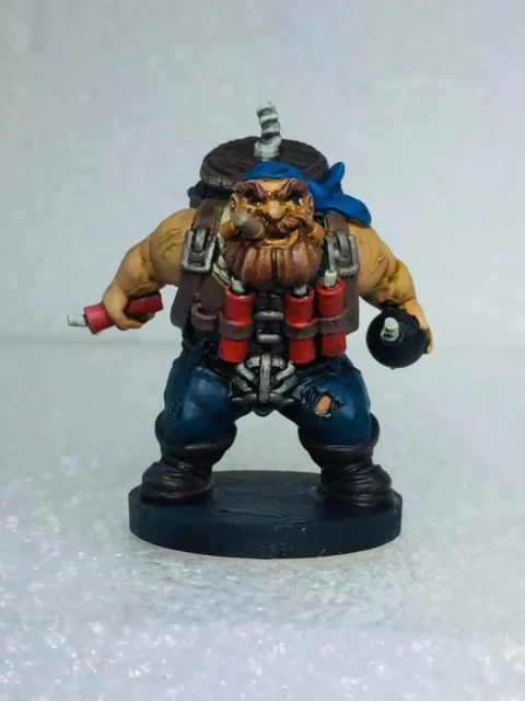 Dwari The Dynamiter — Clan Oakentap Dwarf Miniature