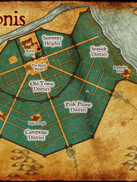 Alternative view of Erlebnis Canvas Print from Elven Tower Cartography