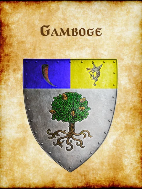 Alternative view of Gamboge Fantasy Wall Art from Anna Meyer