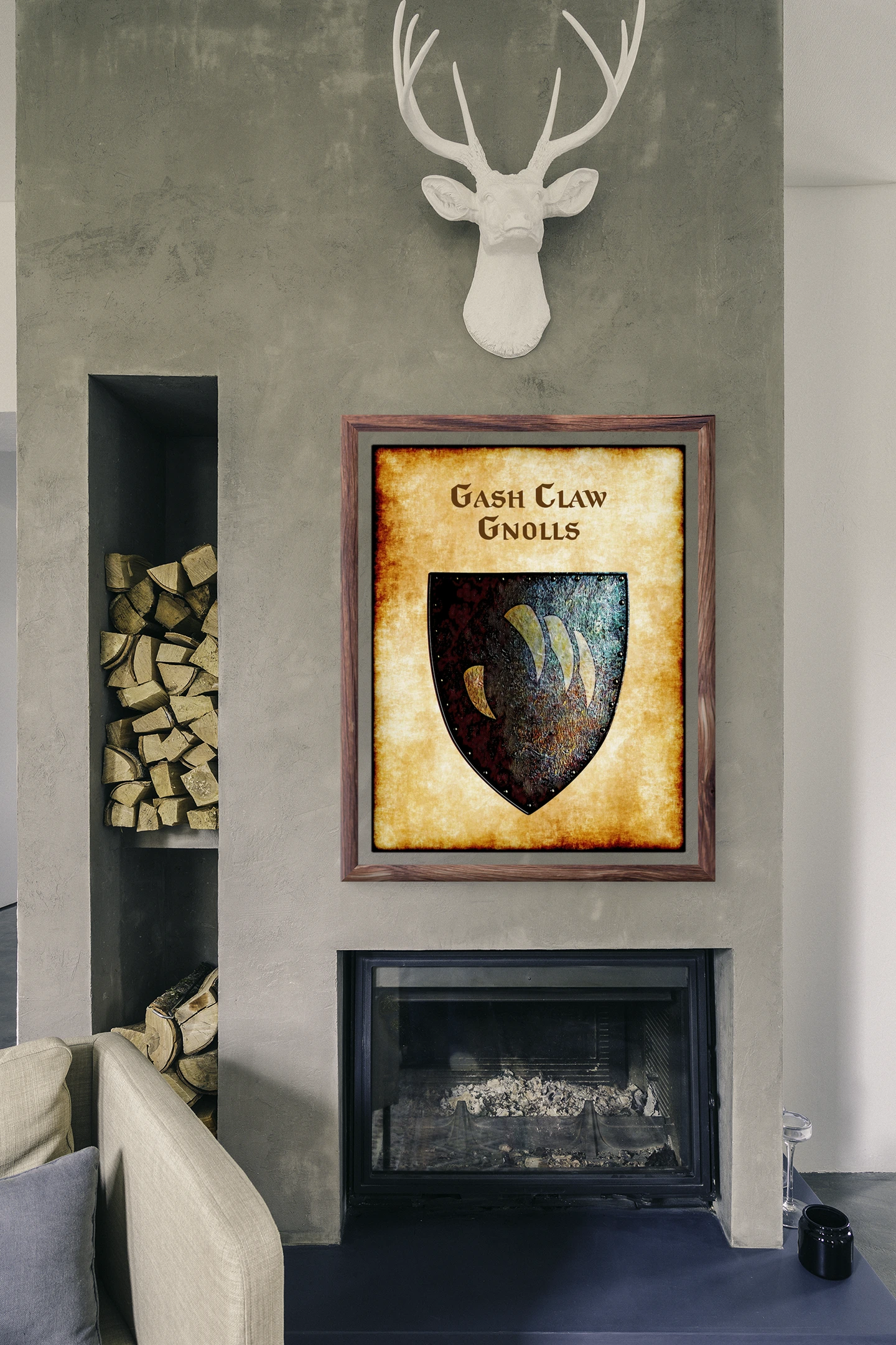 Gash Claw Gnolls Fine Art Canvas from Anna Meyer - Image 3