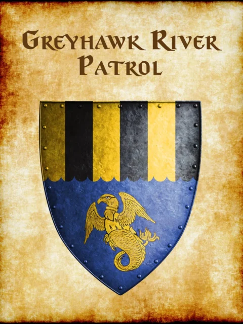 Alternative view of Greyhawk River Patrol Canvas Print from Anna Meyer