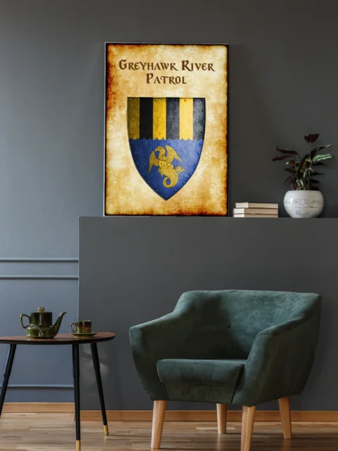 Greyhawk River Patrol Canvas Print from Anna Meyer