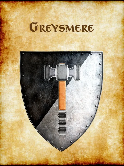 Alternative view of Greysmere Fantasy Canvas Artwork from Anna Meyer