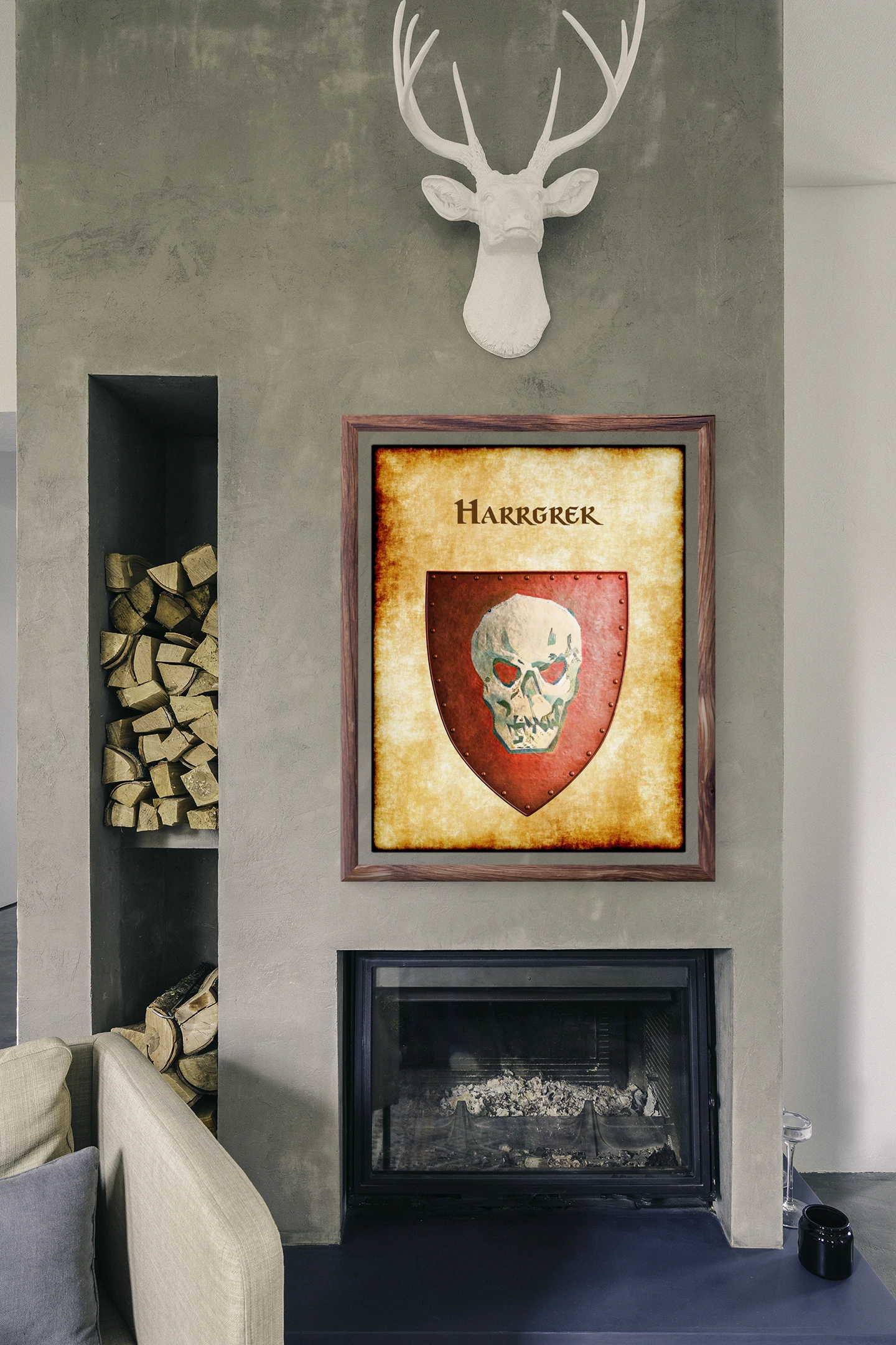 Harrgrek Fantasy Art Print from Anna Meyer - Image 3