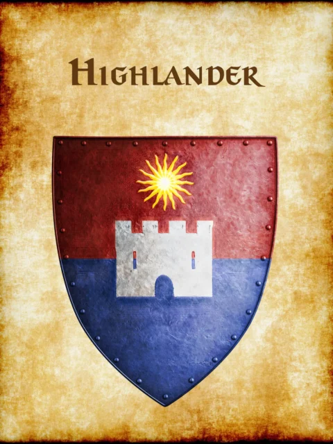 Alternative view of Highlander Fantasy Wall Art from Anna Meyer