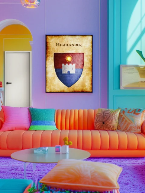 Highlander Fantasy Wall Art from Anna Meyer