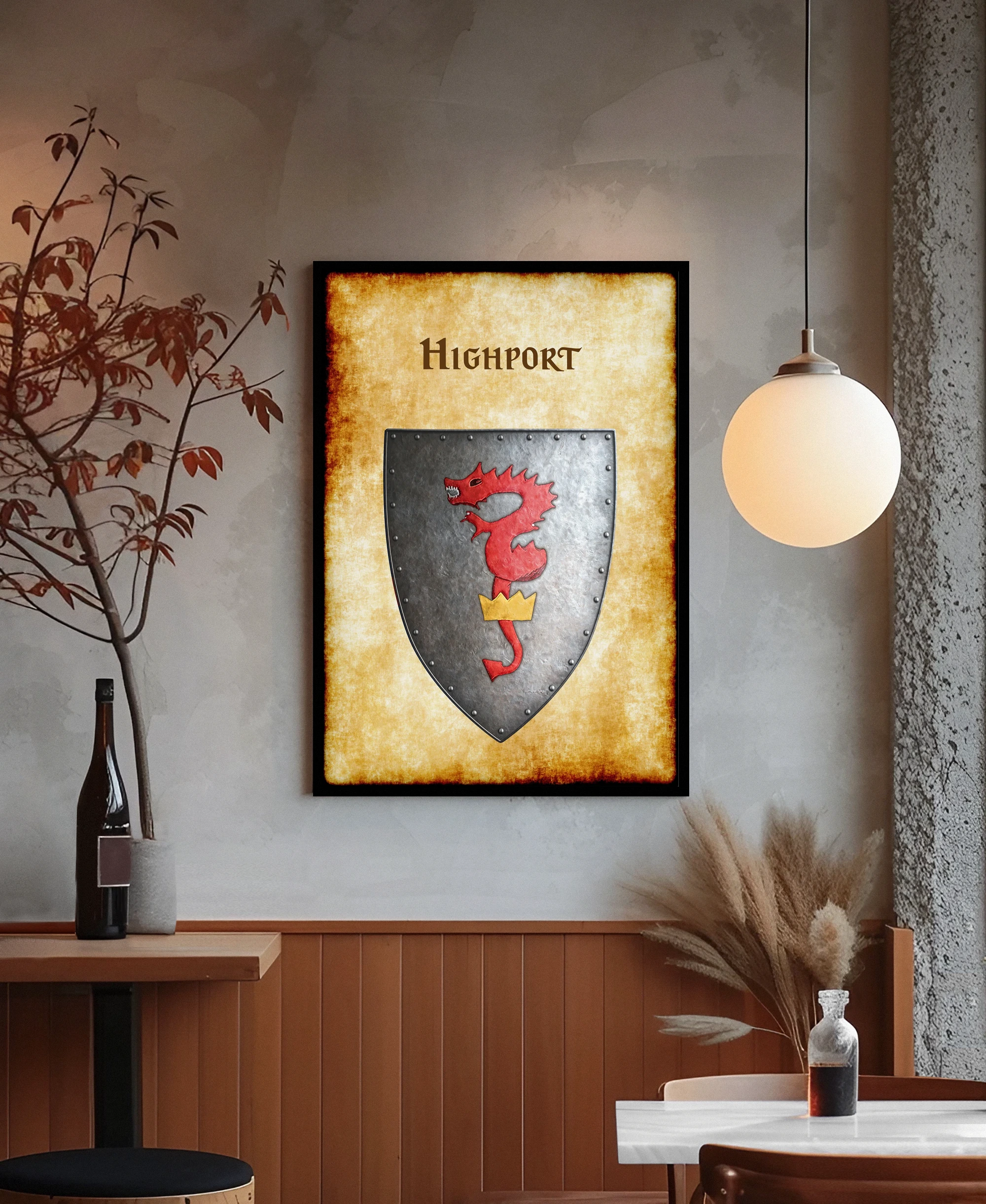 Highport Fantasy Canvas Artwork from Anna Meyer - Image 3