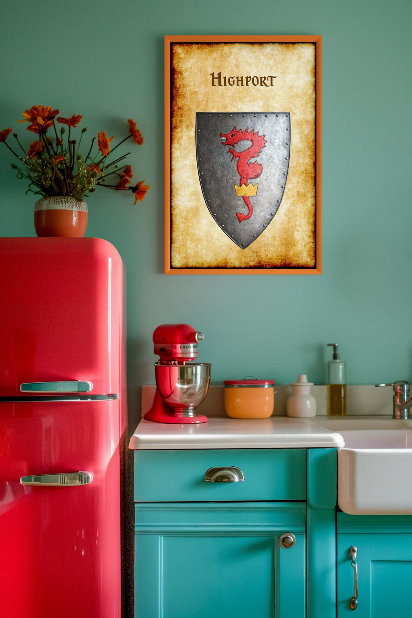 Highport Fantasy Canvas Artwork from Anna Meyer - Image 4