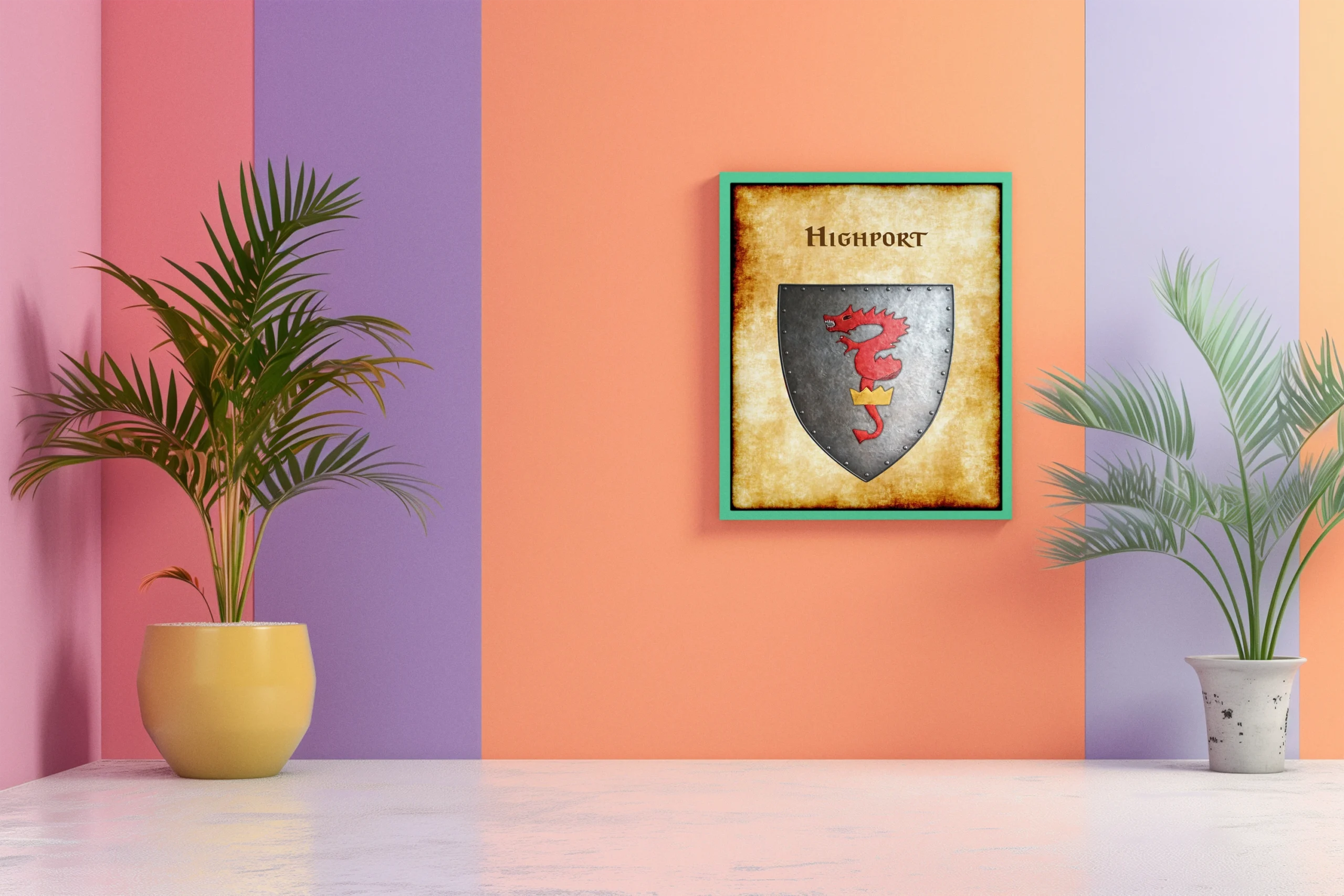 Highport Fantasy Canvas Artwork from Anna Meyer - Image 5