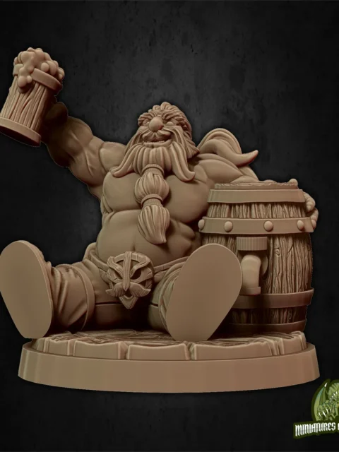 Hobur The Party Boy — Clan Oakentap Dwarf Miniature