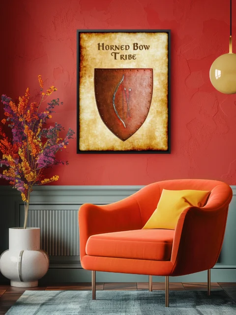 Horned Bow Tribe Canvas Print from Anna Meyer
