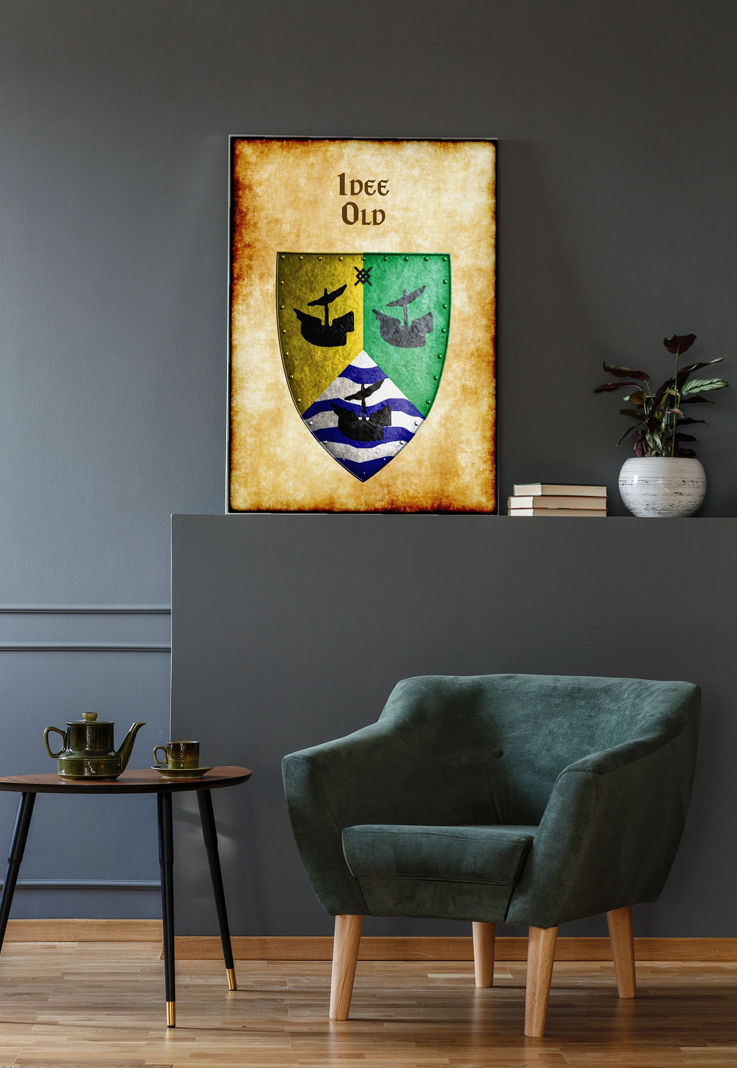 Idee Old Fine Art Canvas from Anna Meyer