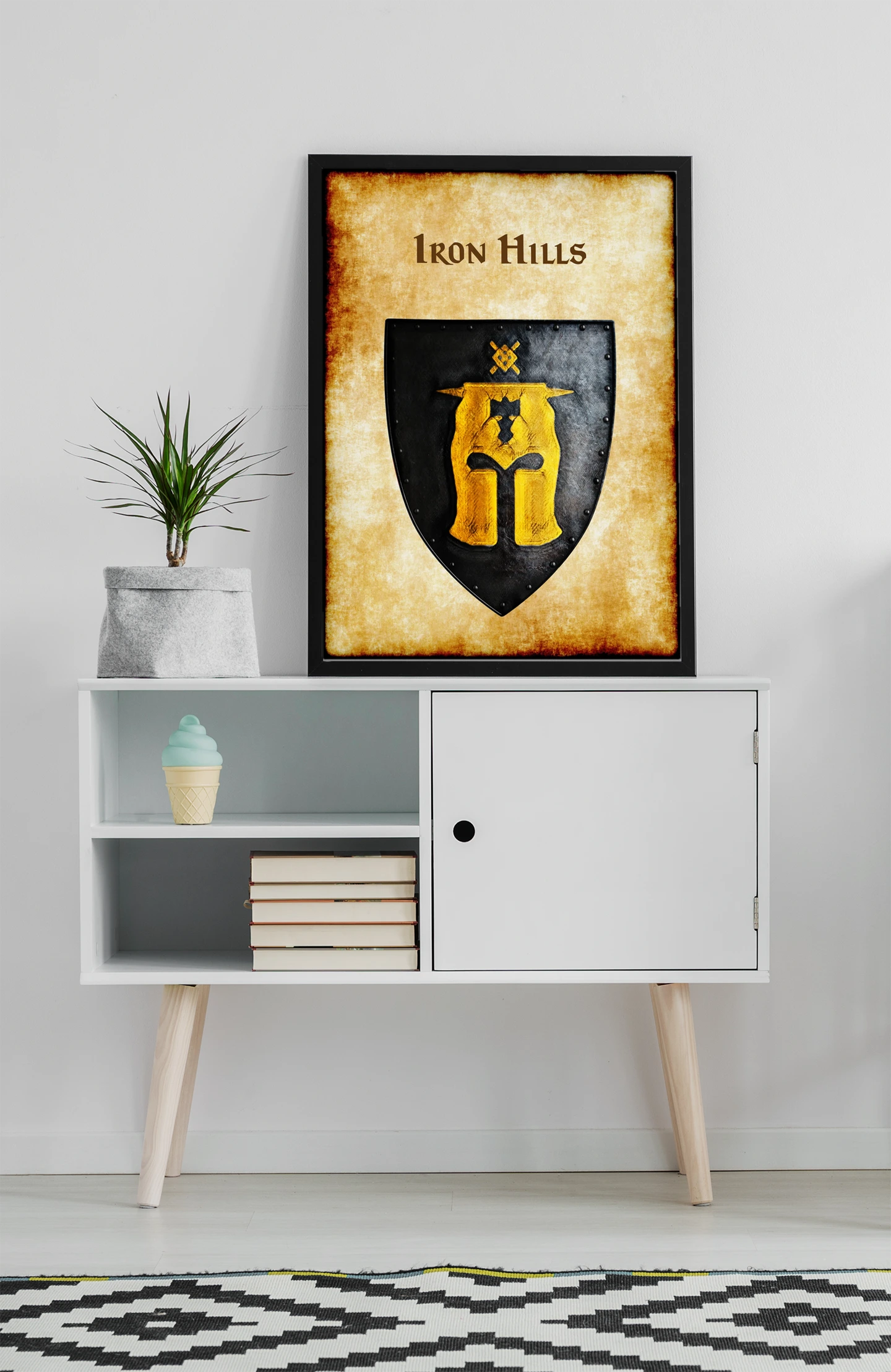 Iron Hills Canvas Art Print from Anna Meyer - Image 3