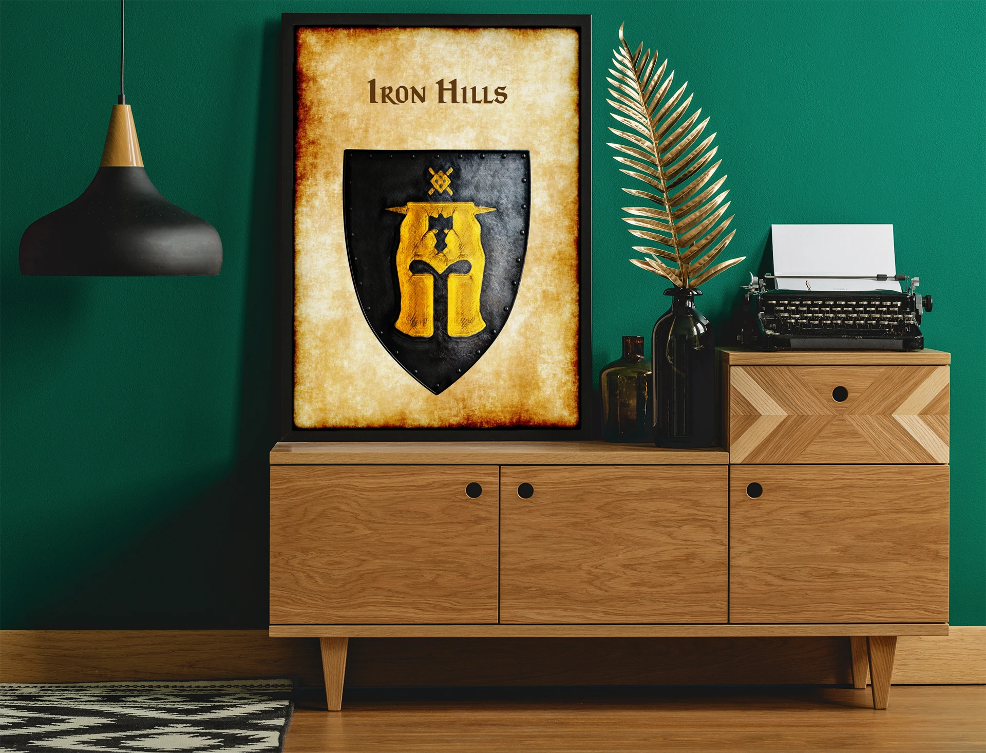 Iron Hills Canvas Art Print from Anna Meyer - Image 5
