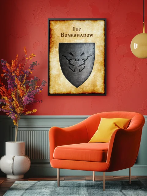 Iuz Boneshadow Fantasy Canvas Print from Anna Meyer