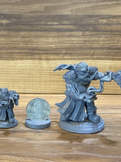 Alternative view of Kenus Soulstealer — Clan Oakentap Dwarf Miniature