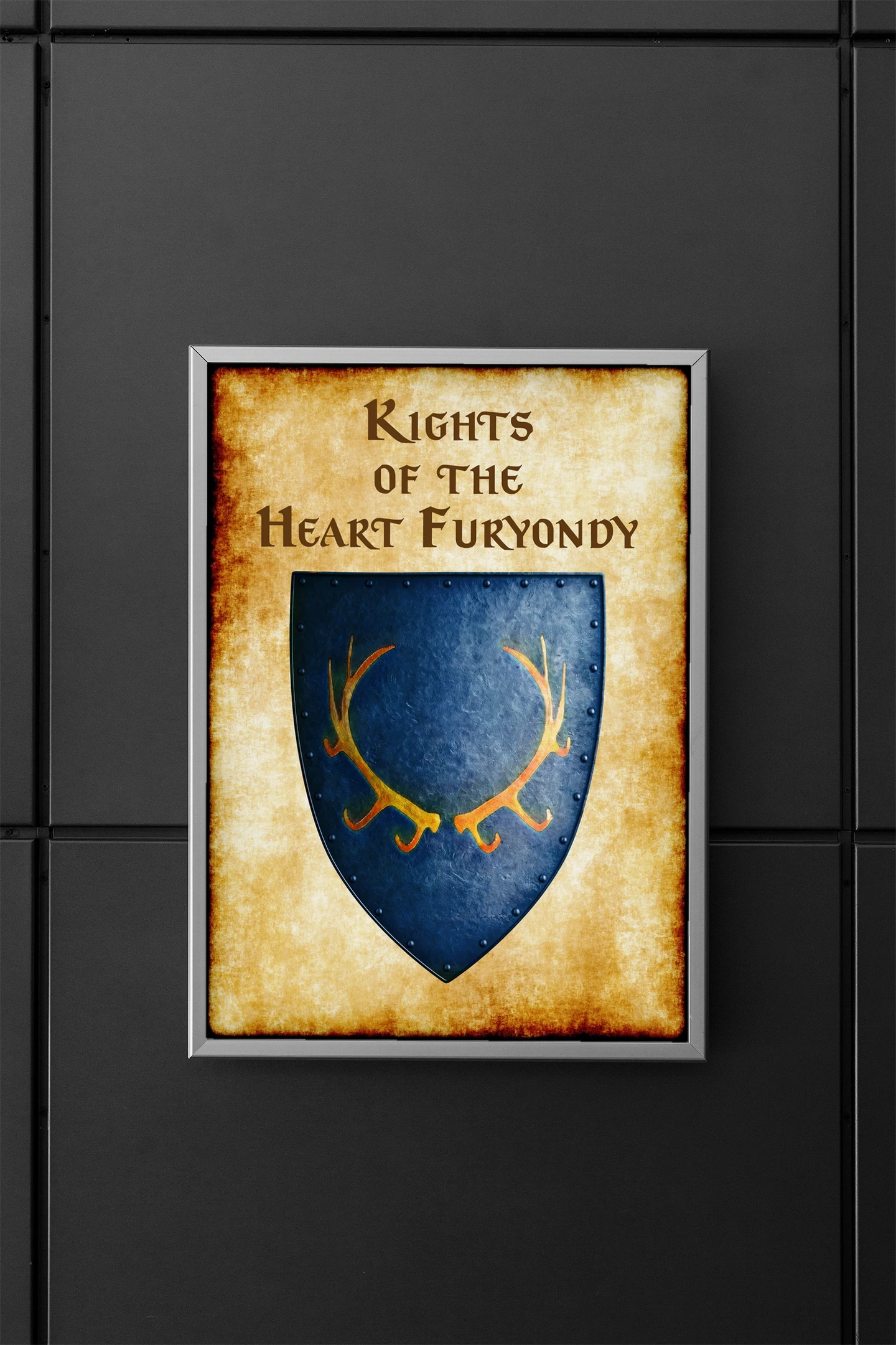 Kights Of The Heart Furyondy Canvas Wall Art from Anna Meyer - Image 4