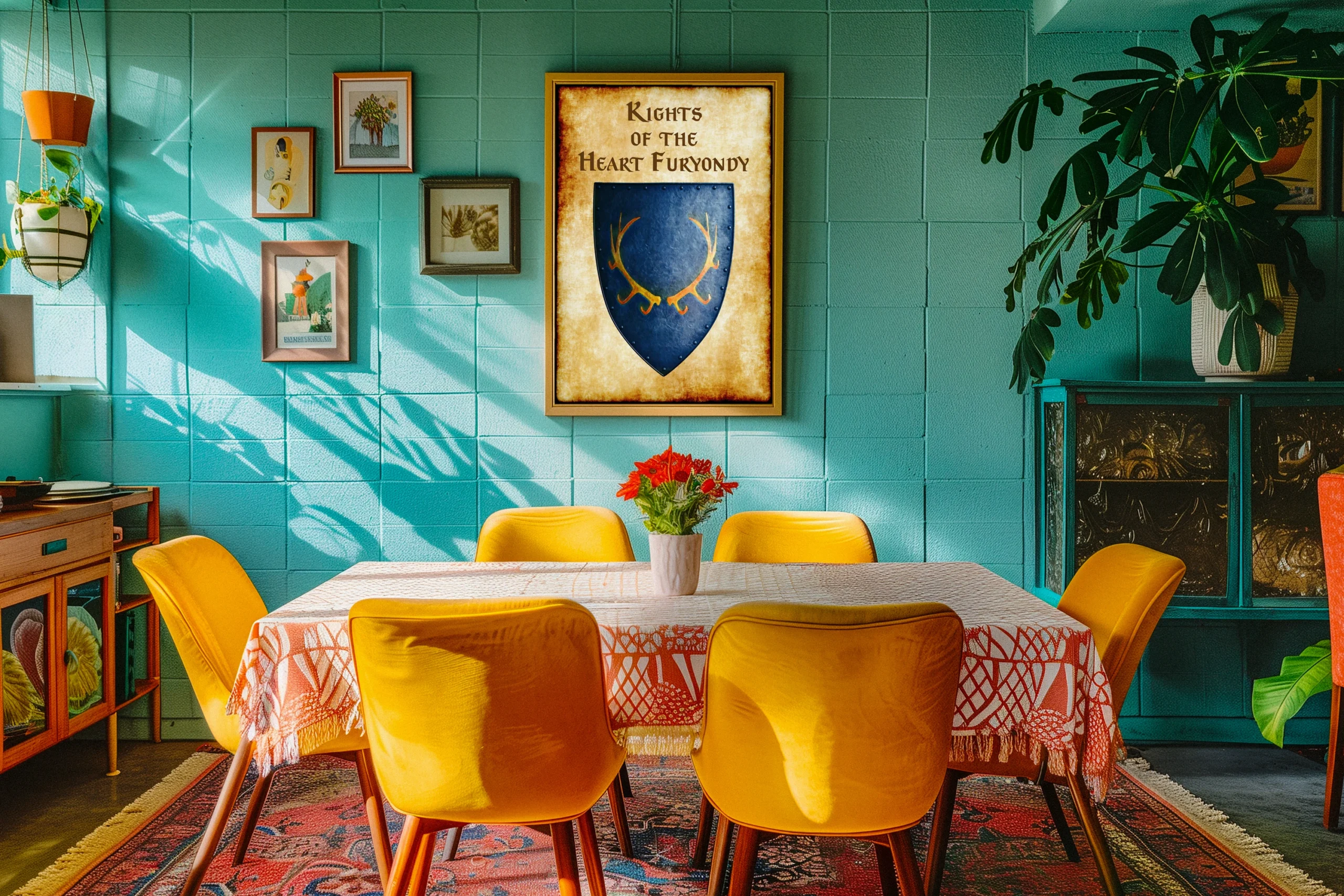 Kights Of The Heart Furyondy Canvas Wall Art from Anna Meyer - Image 3