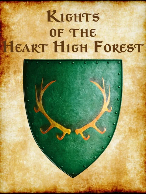 Alternative view of Kights Of The Heart High Forest Fantasy Canvas Print from Anna Meyer