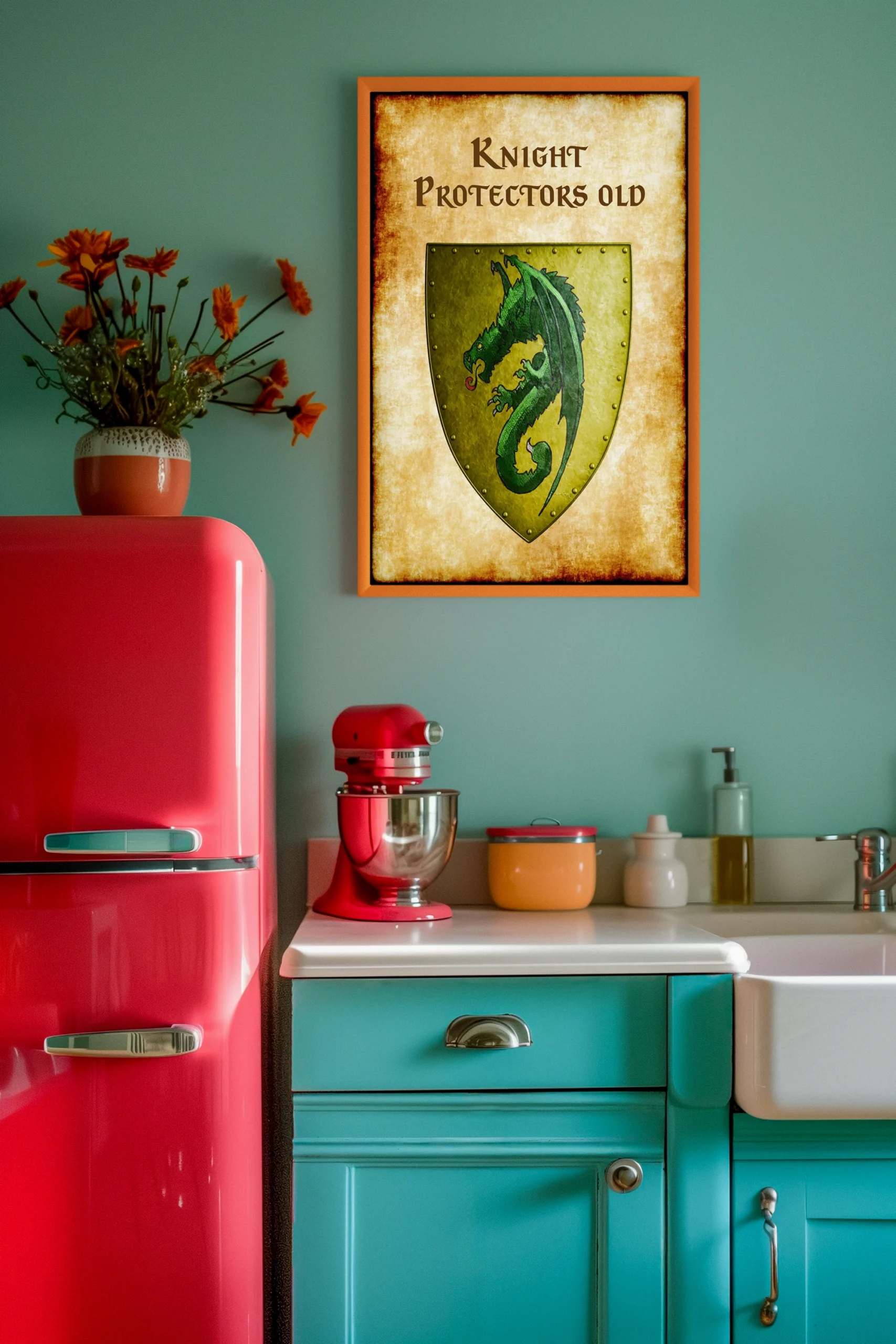 Knight Protectors Old Fine Art Canvas from Anna Meyer