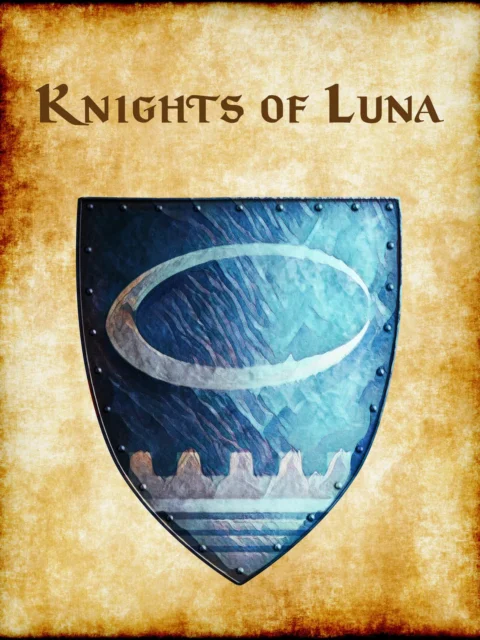Alternative view of Knights Of Luna Canvas Wall Art from Anna Meyer