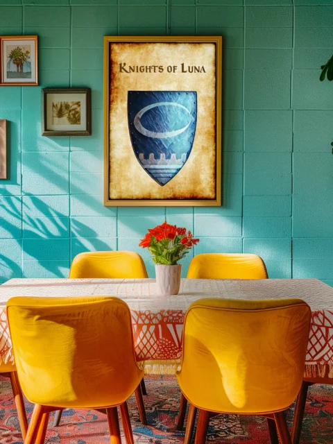 Knights Of Luna Canvas Wall Art from Anna Meyer