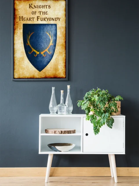 Knights Of The Heart Furyondy Canvas Print from Anna Meyer