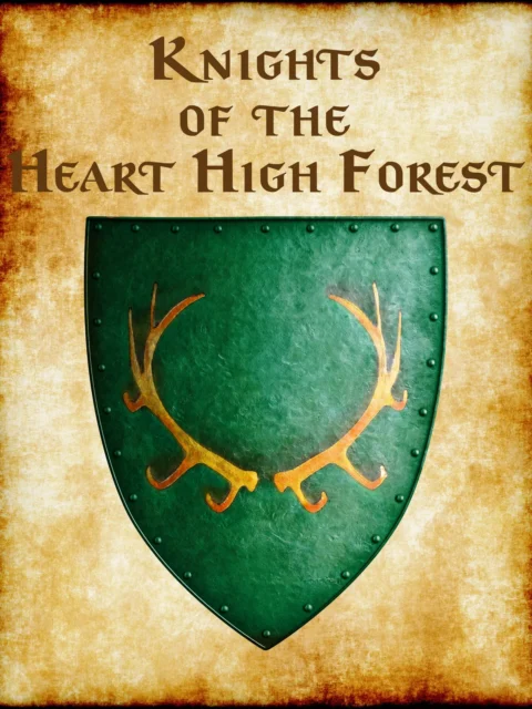 Alternative view of Knights Of The Heart High Forest Gallery Canvas Print from Anna Meyer