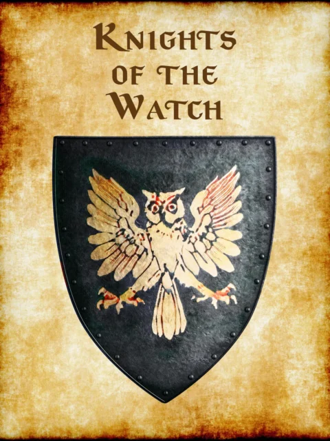 Alternative view of Knights Of The Watch Fantasy Canvas Artwork from Anna Meyer