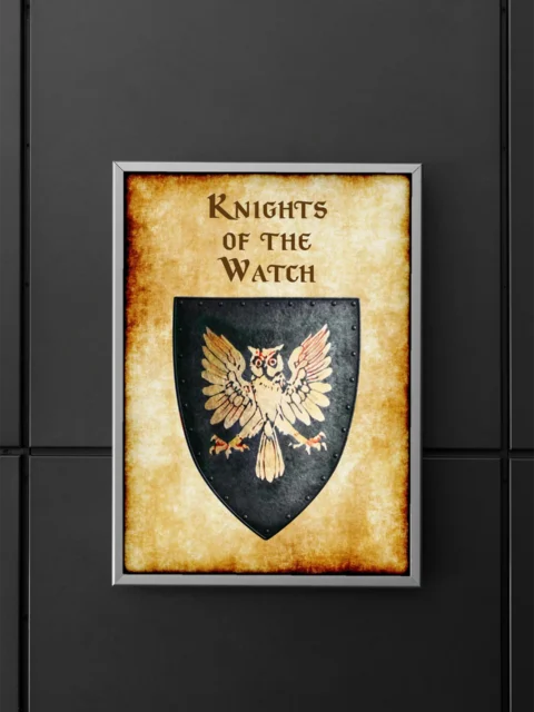 Knights Of The Watch Fantasy Canvas Artwork from Anna Meyer