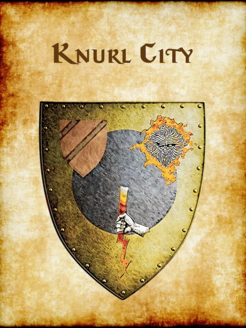 Alternative view of Knurl City Canvas Art Print from Anna Meyer