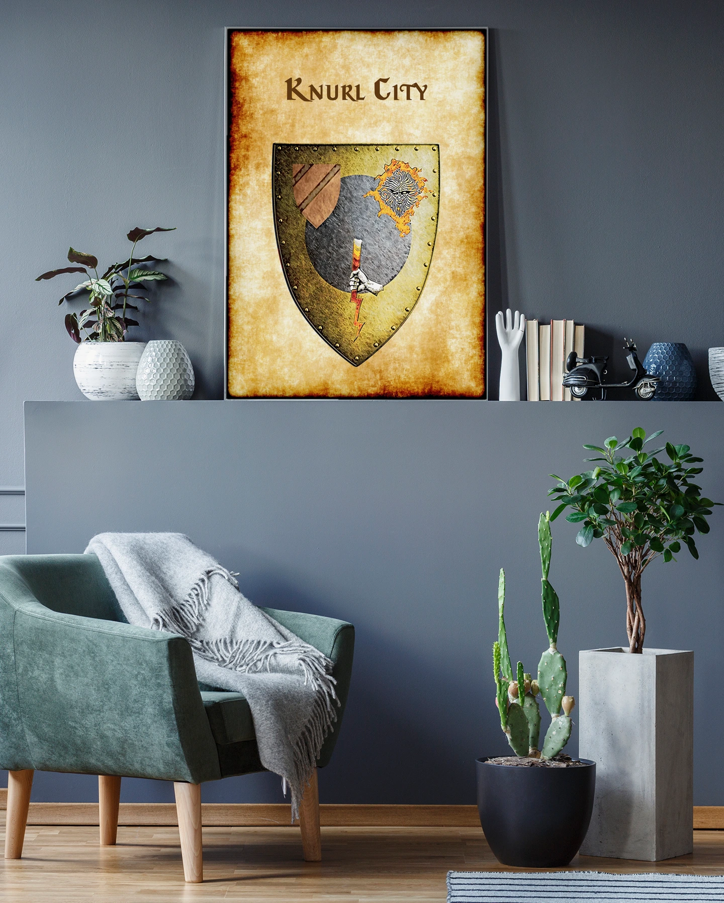 Knurl City Canvas Art Print from Anna Meyer - Image 4