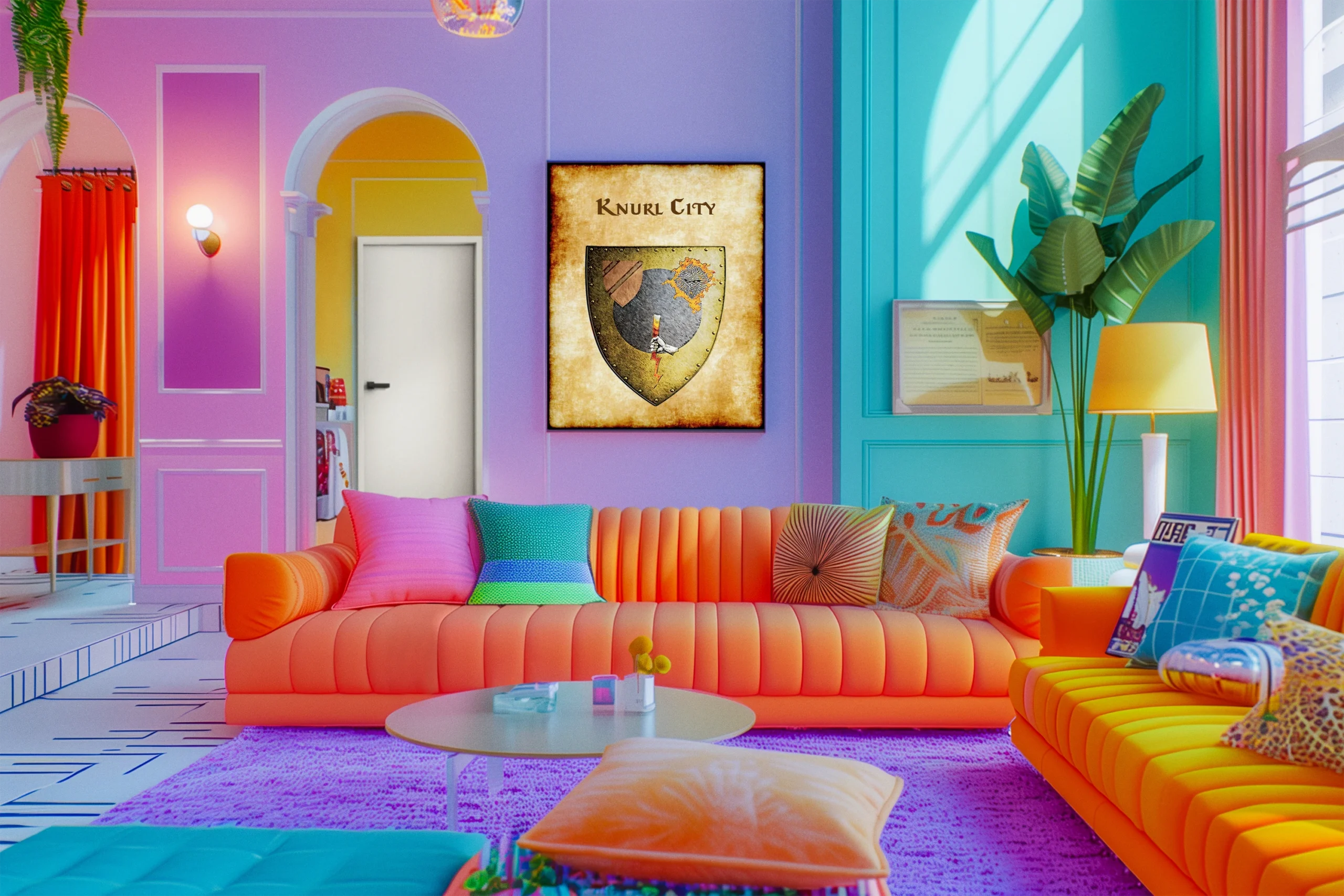 Knurl City Canvas Art Print from Anna Meyer