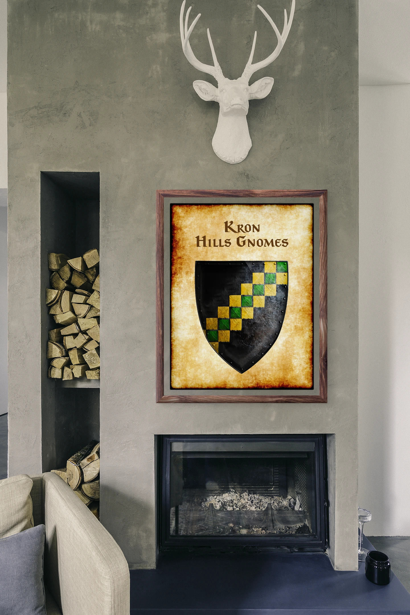 Kron Hills Gnomes Canvas Art Print from Anna Meyer - Image 4