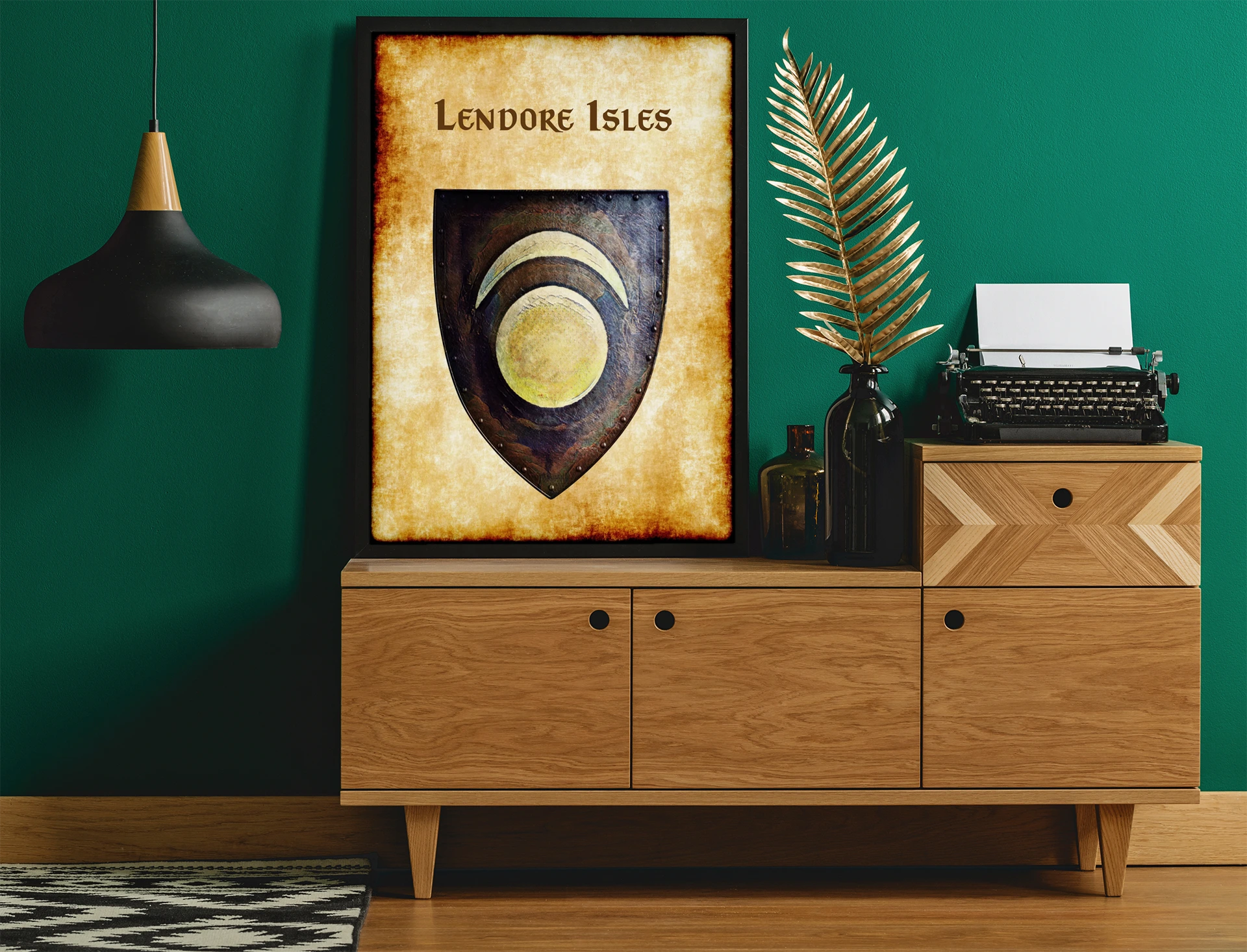 Lendore Isles Canvas Print from Anna Meyer