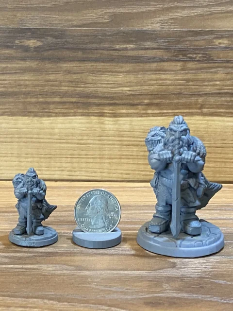 Alternative view of Lomli Longclaw — Clan Oakentap Dwarf Miniature