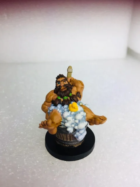 Alternative view of Mifur The Stinky — Clan Oakentap Dwarf Miniature
