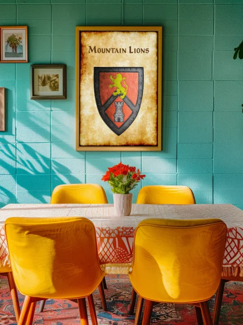 Mountain Lions Fantasy Art Print from Anna Meyer