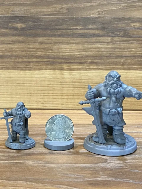 Alternative view of Nurin The Averse — Clan Oakentap Dwarf Miniature