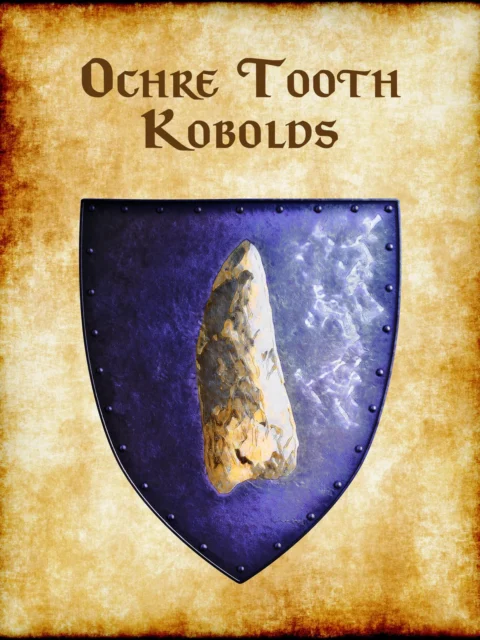 Alternative view of Ochre Tooth Kobolds Fantasy Canvas Artwork from Anna Meyer