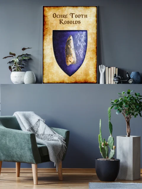 Ochre Tooth Kobolds Fantasy Canvas Artwork from Anna Meyer