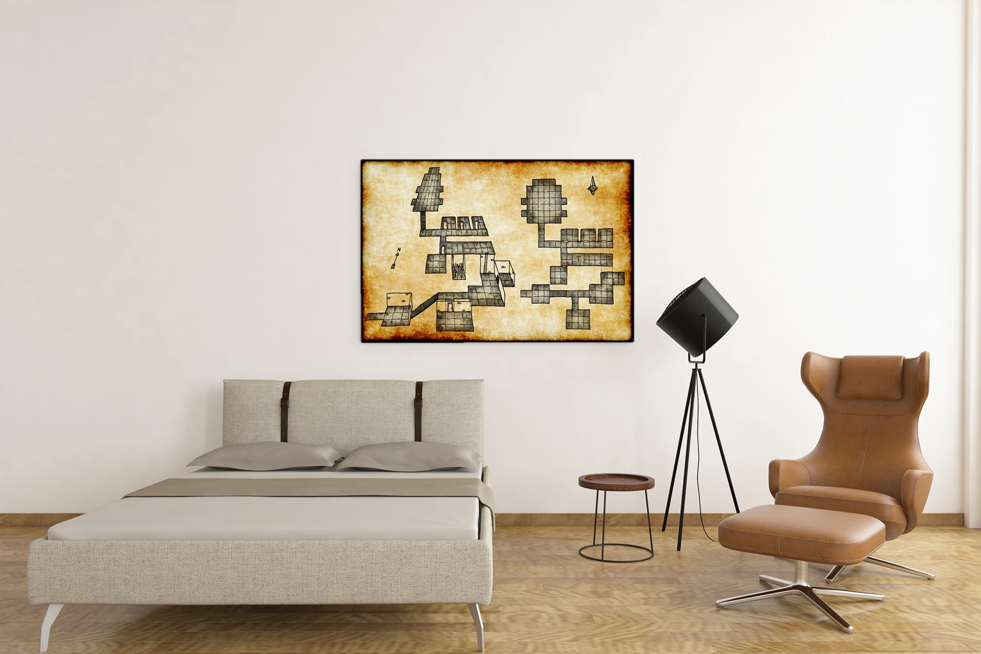 Old Dungeon Canvas Print from Elven Tower Cartography - Image 4