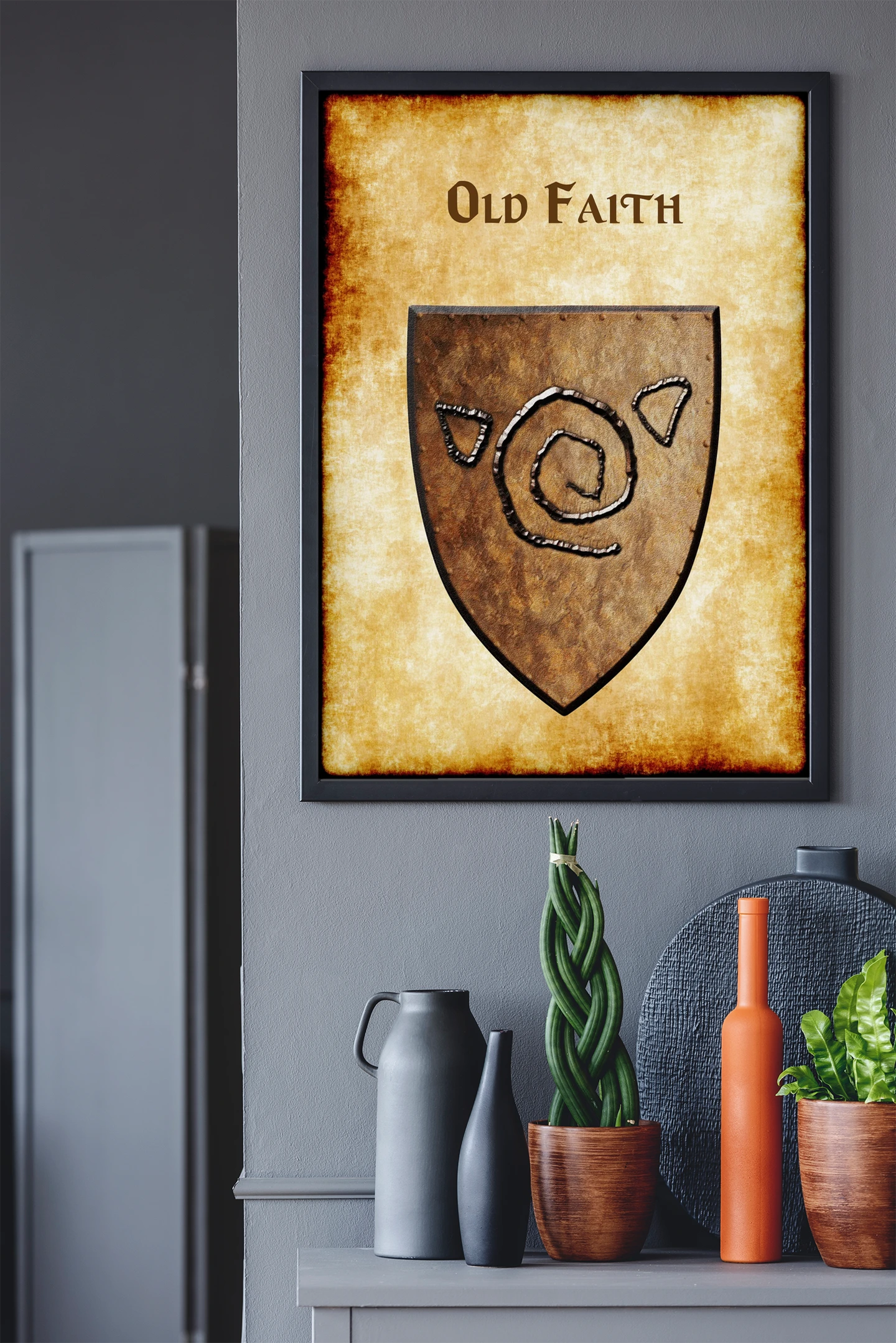 Old Faith Fantasy Canvas Print from Anna Meyer