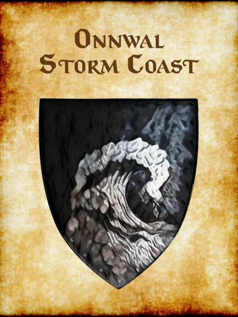 Alternative view of Onnwal Storm Coast Canvas Wall Art from Anna Meyer