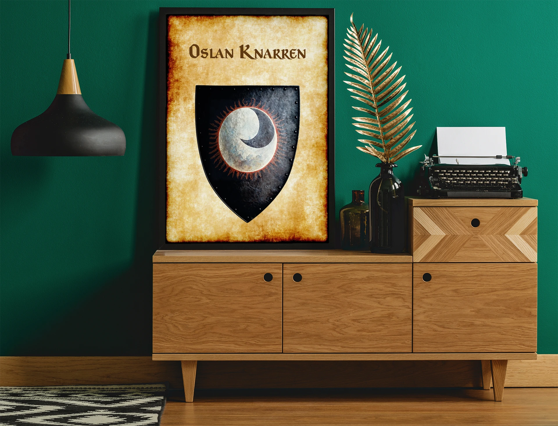 Oslan Knarren Fantasy Canvas Print from Anna Meyer - Image 4