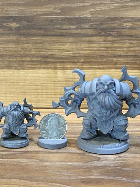 Alternative view of Rargtad The Electrocutioner — Clan Oakentap Dwarf Miniature
