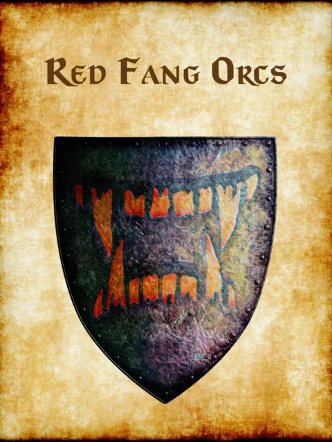 Alternative view of Red Fang Orcs Canvas Print from Anna Meyer
