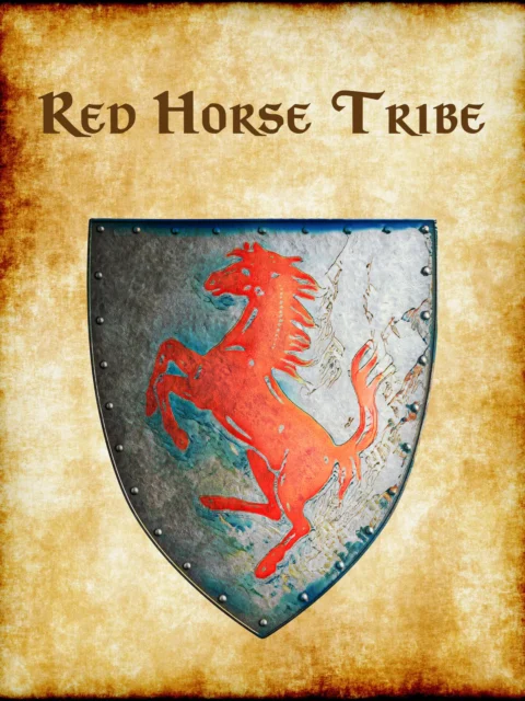 Alternative view of Red Horse Tribe Gallery Canvas Print from Anna Meyer