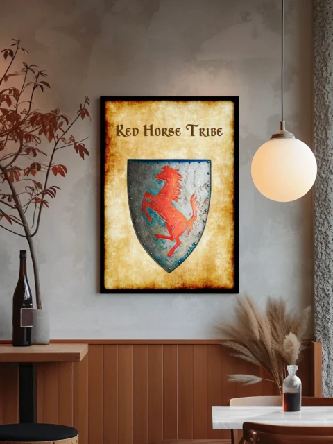 Red Horse Tribe Gallery Canvas Print from Anna Meyer