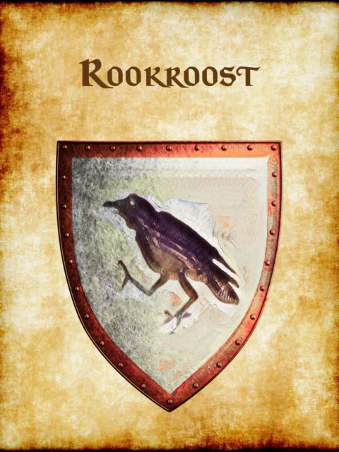 Alternative view of Rookroost Fantasy Canvas Artwork from Anna Meyer